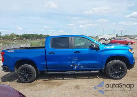 2023 Chevrolet Silverado 1500 4Wd Short Bed Lt Trail Boss z USA, uszkodzony, nr VIN 3GCUDFED4PG355053
